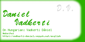 daniel vadkerti business card