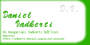 daniel vadkerti business card